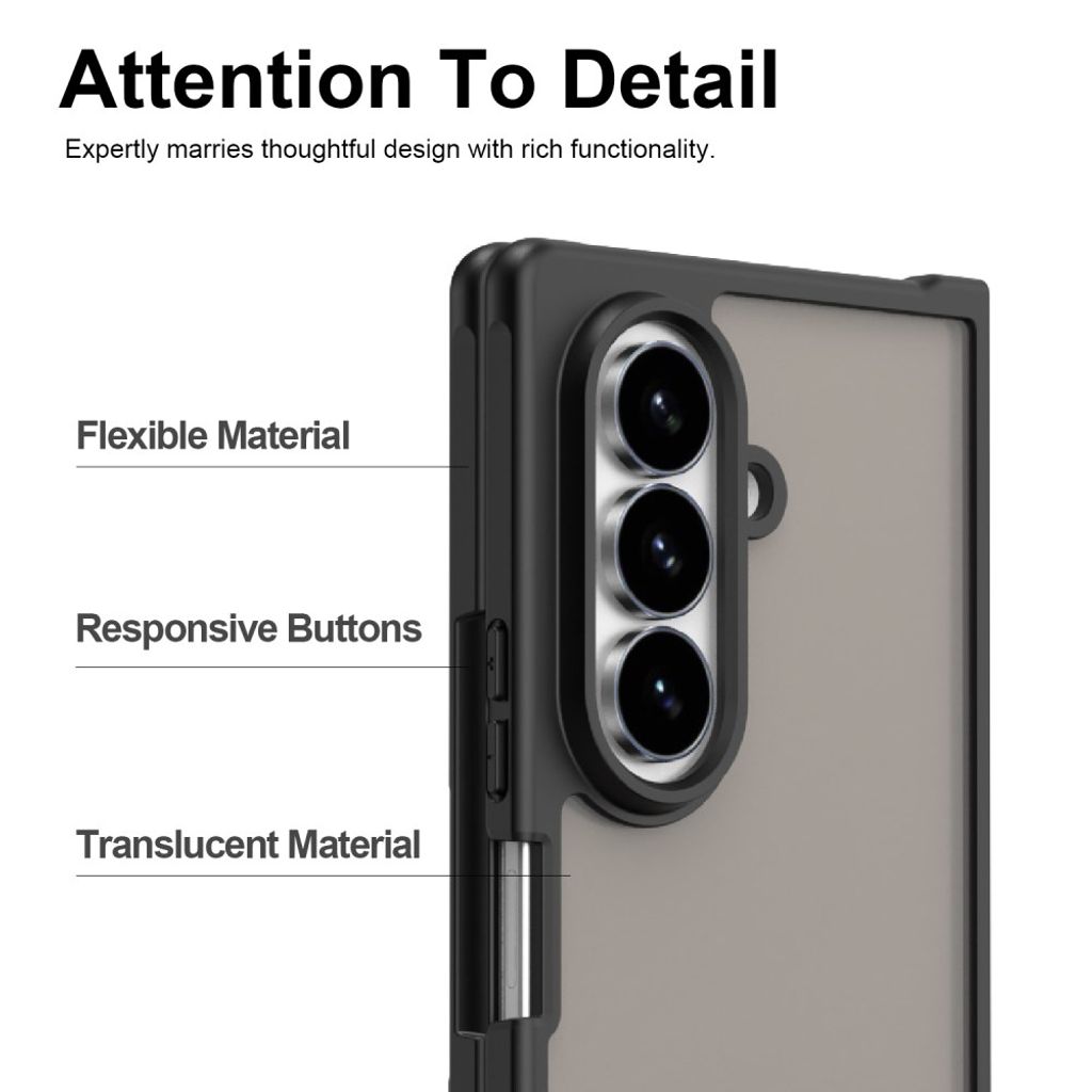 Samsung Galaxy Z Fold8 Ultra Matteret Cover - Sort