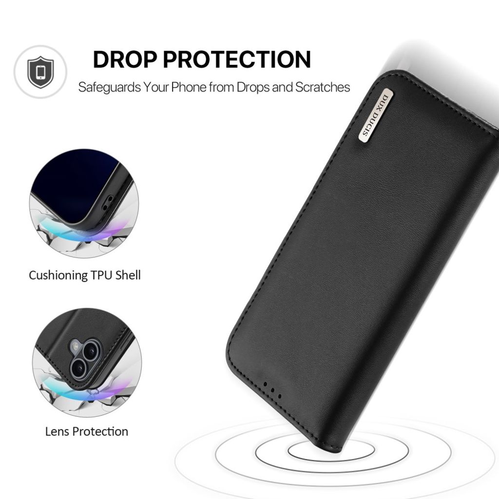 DUX DUCIS iPhone 17 RFID-estävä Kotelo - musta