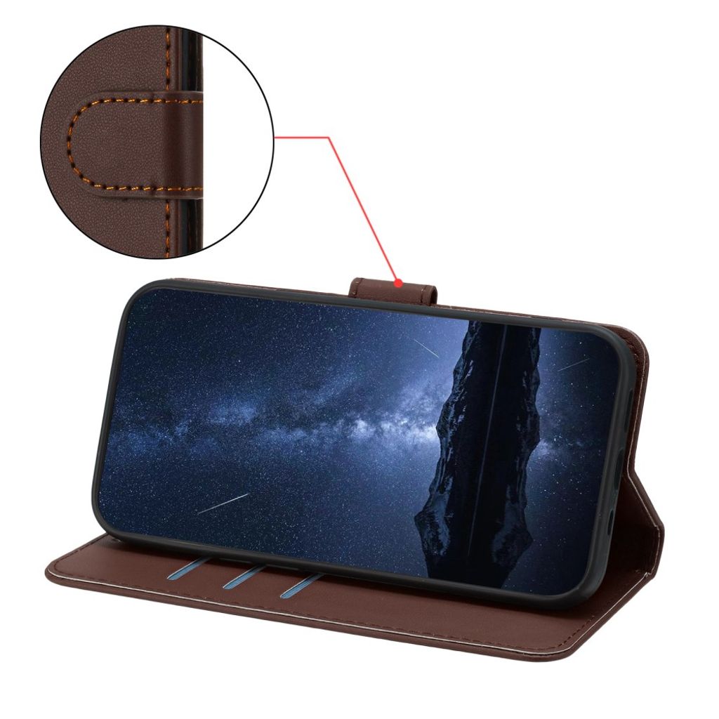 iPhone 18 Pro Max/17 Pro Max Lommebok-deksel – Brun