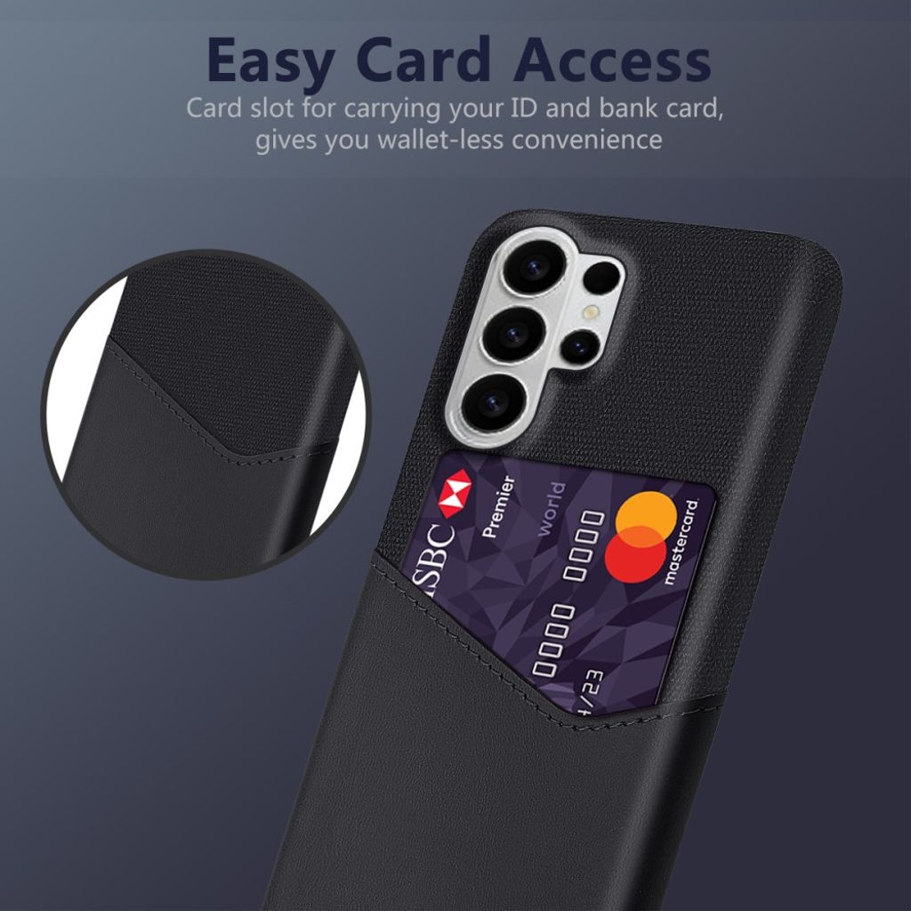 Samsung Galaxy S26 Ultra Case with Card slot - Black