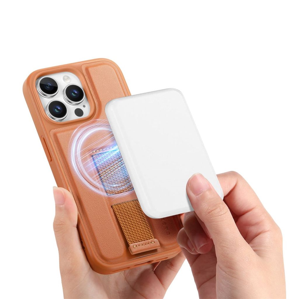 CASENEO iPhone 15 Pro Max Kuori MagSafe - Ruskea