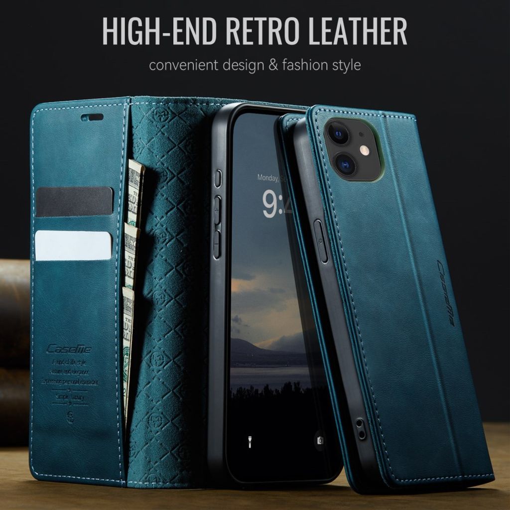 CASEME iPhone 12 Mini Cover with Card slots - Green