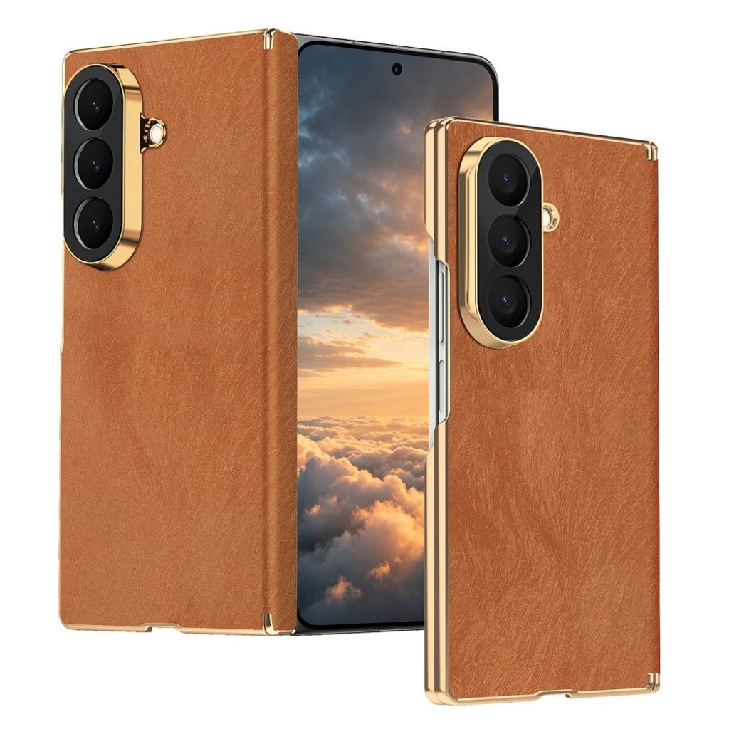 Samsung Galaxy Z Fold8 Ultra MagSafe Kuori PU-nahkaa - Ruskea