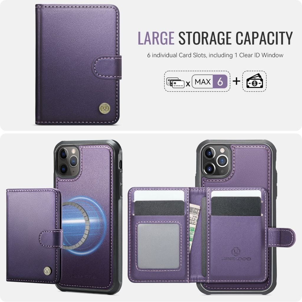 JEEHOOD iPhone 11 Pro Cover med MagSafe - Lilla