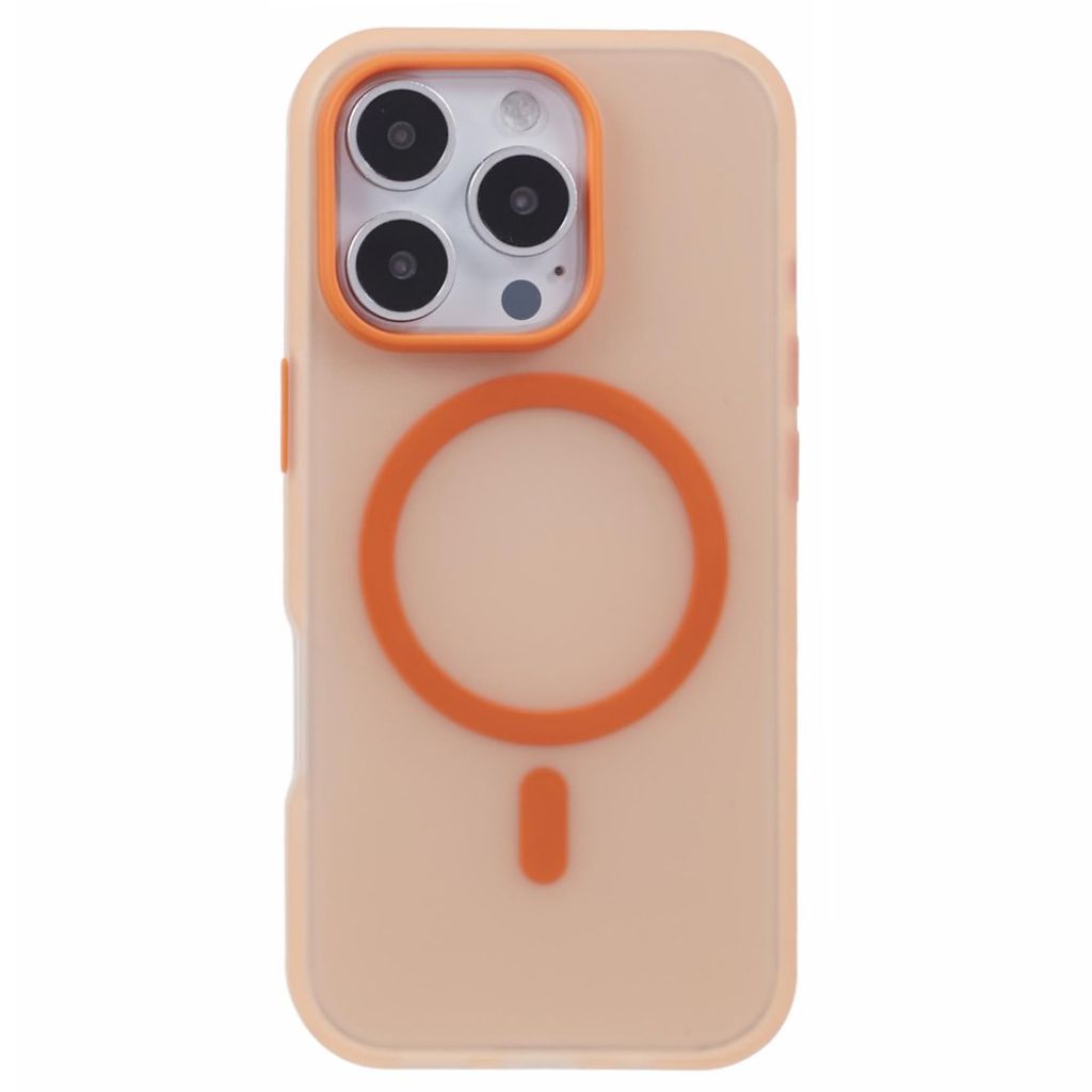 iPhone 13 Pro Max MagSafe-yhteensopiva TPU-kuori - Oranssi