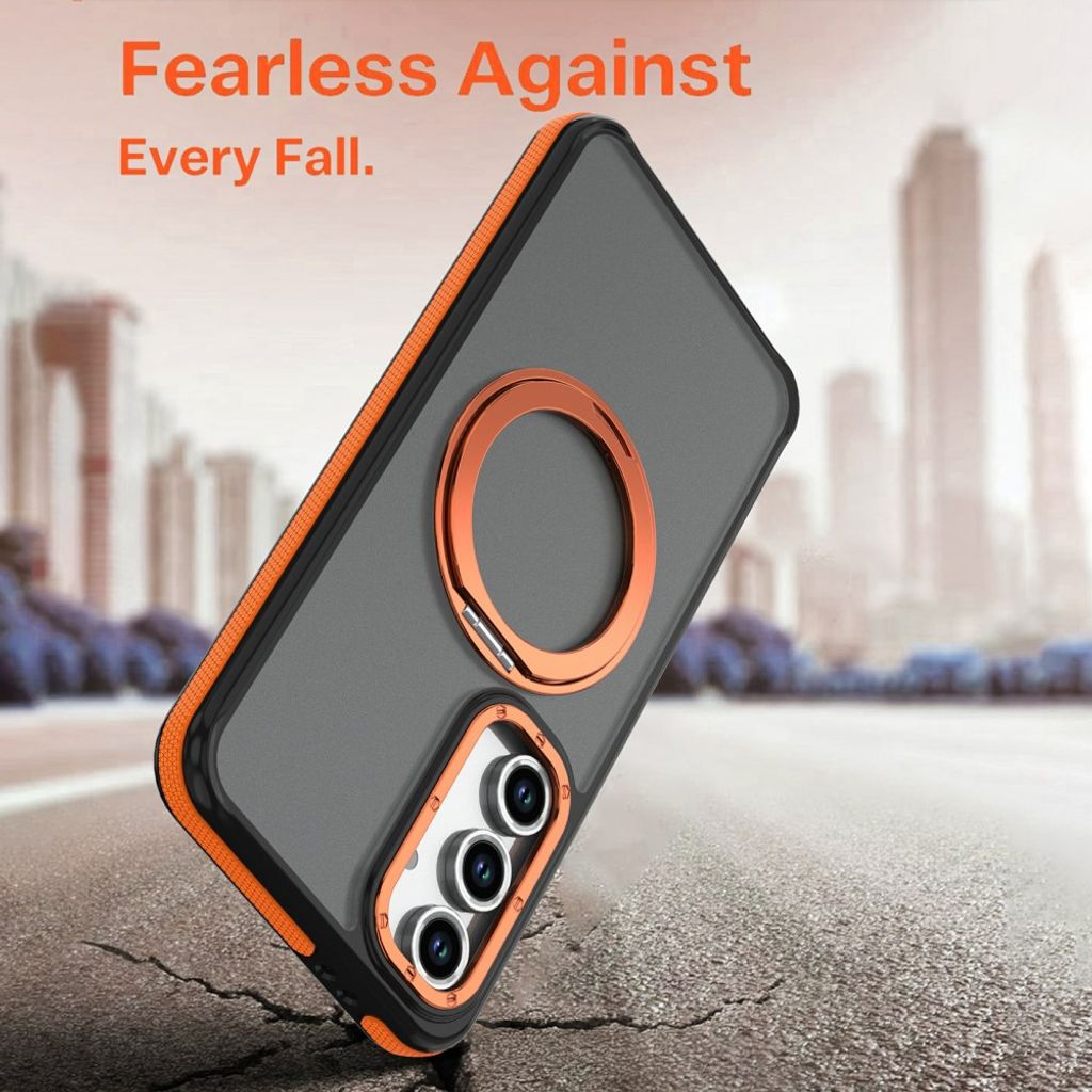 Samsung Galaxy S26 FE deksel magnetisk ring - oransje