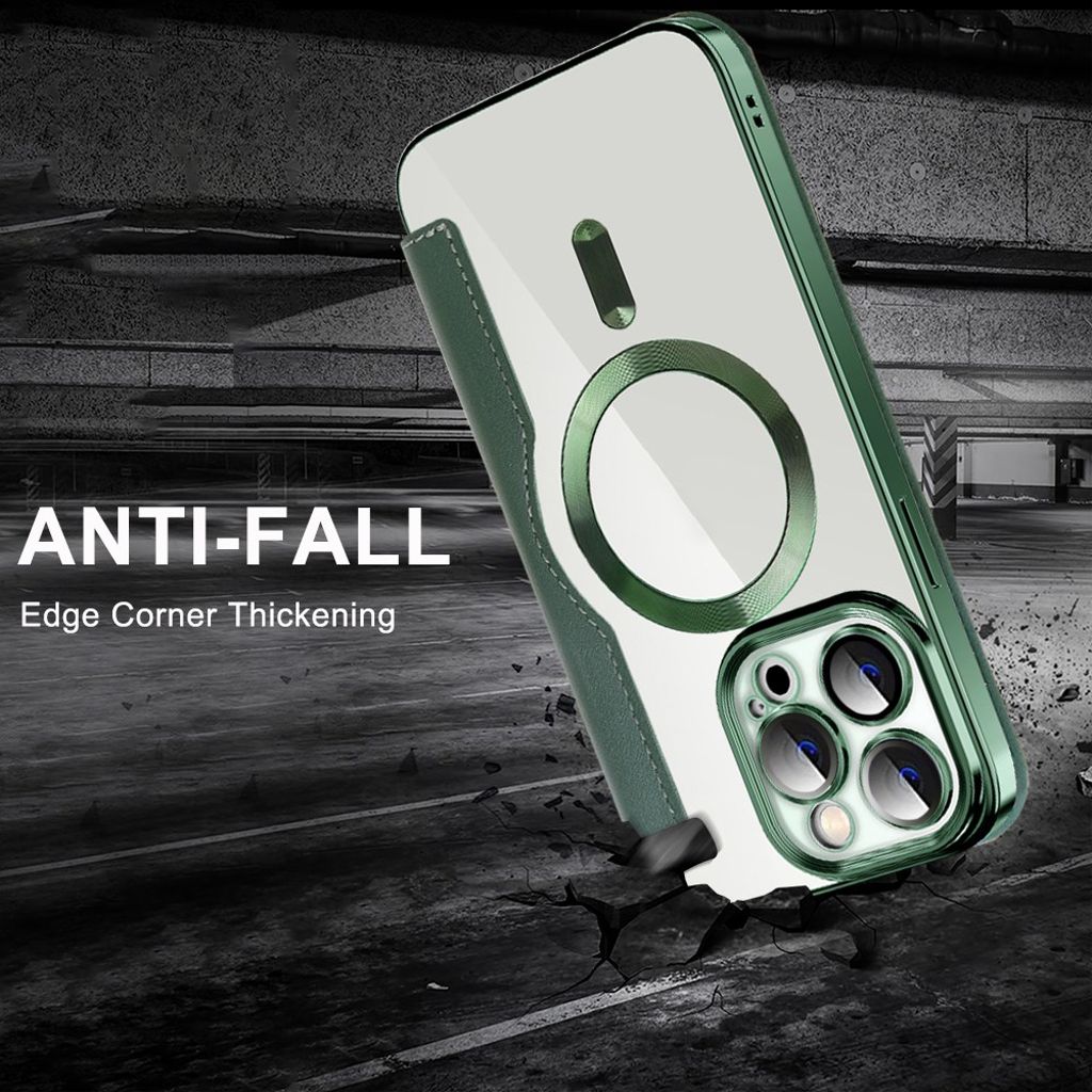 iPhone 14 Pro Plånboksfodral MagSafe RFID-blockerande – Svart