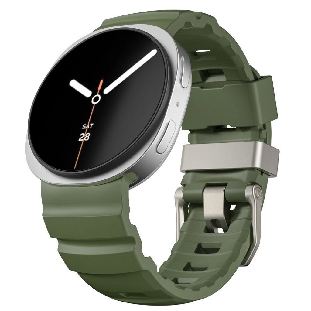 Samsung Galaxy Watch8 44mm etc. Klockarmband i silikon - Grön