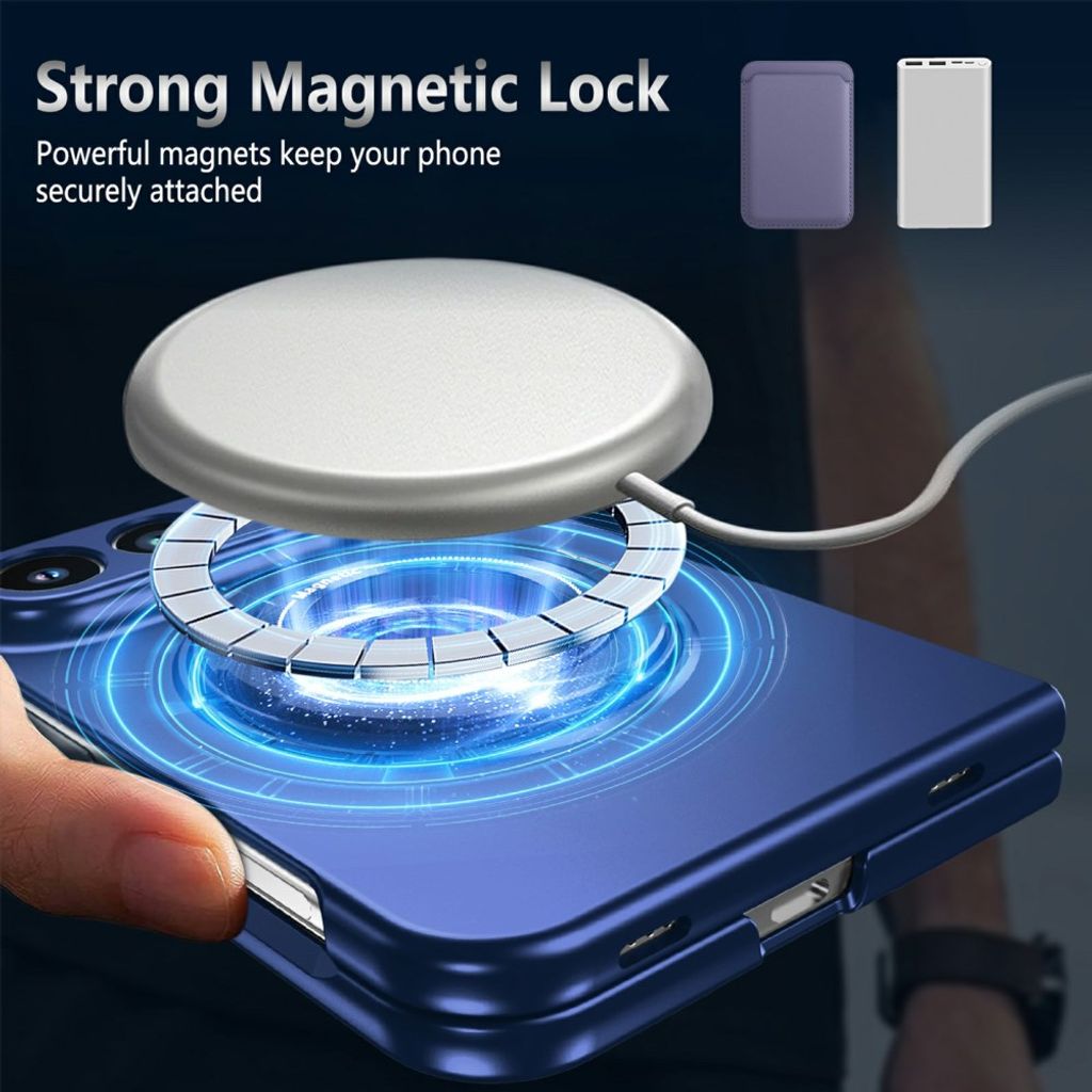 iPhone Duo MagSafe-skal med roterande ringhållare - Blå
