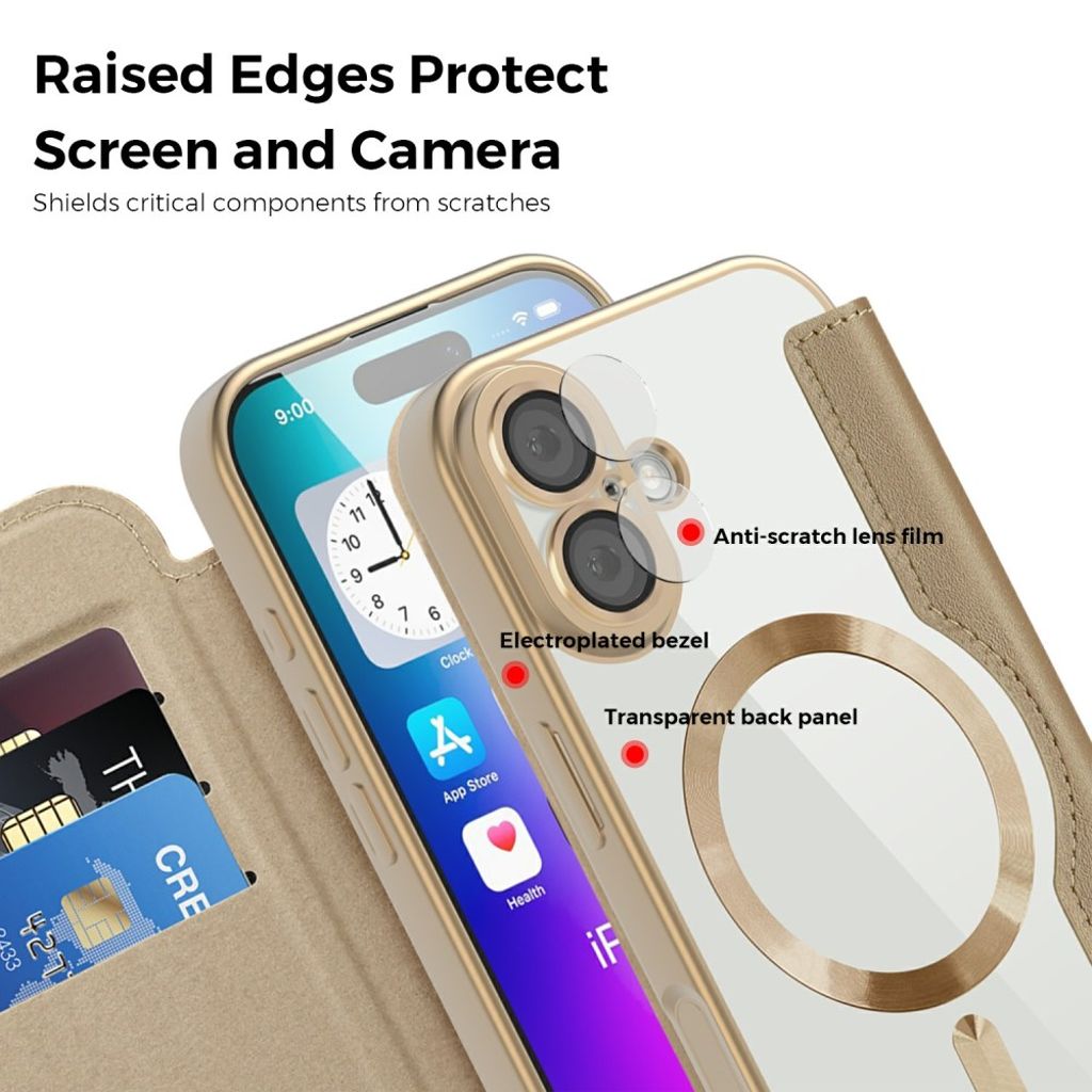 iPhone 17 Etui med MagSafe - Guld