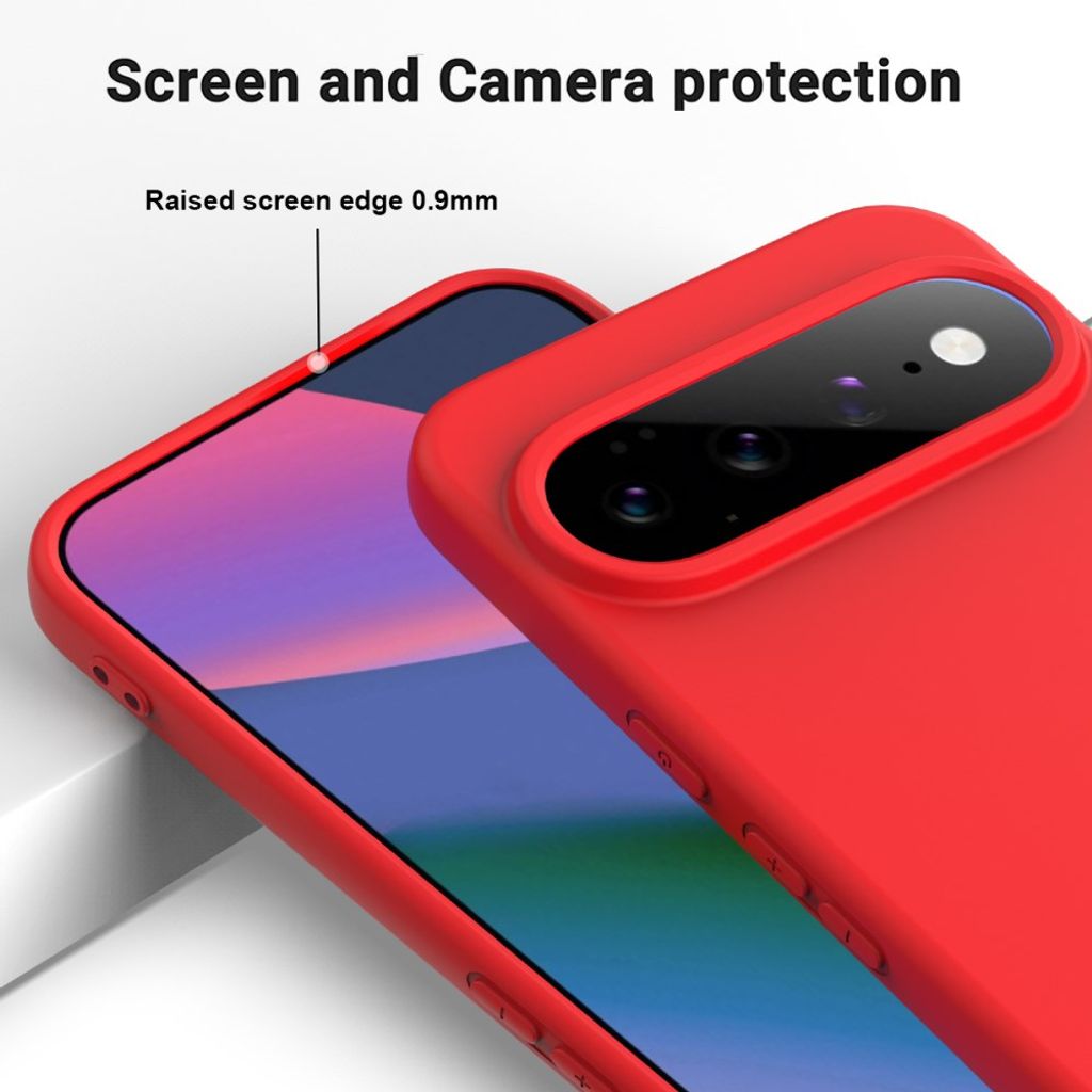 Google Pixel 11 Pro XL Deksel I Silikon - Rød