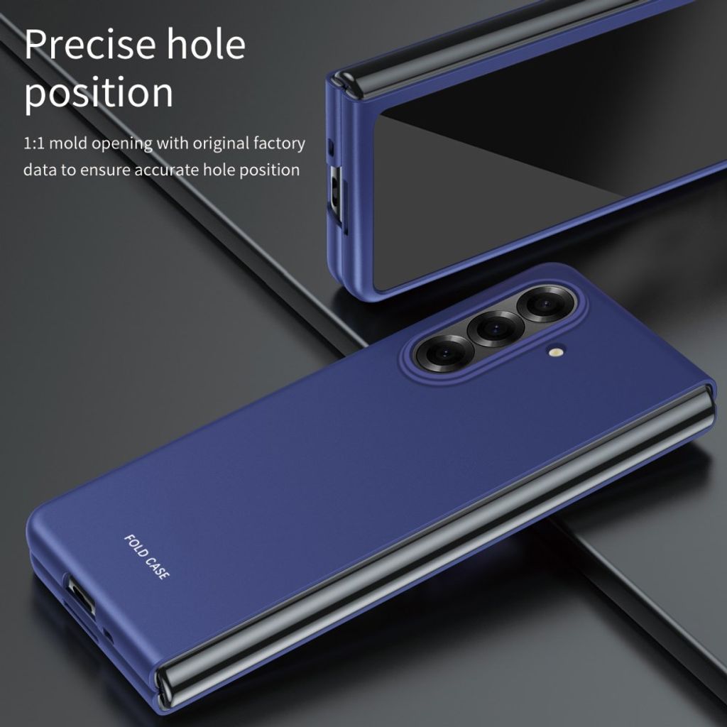 Samsung Galaxy Z Fold8 Ultra Cover med galvanisering - Blå