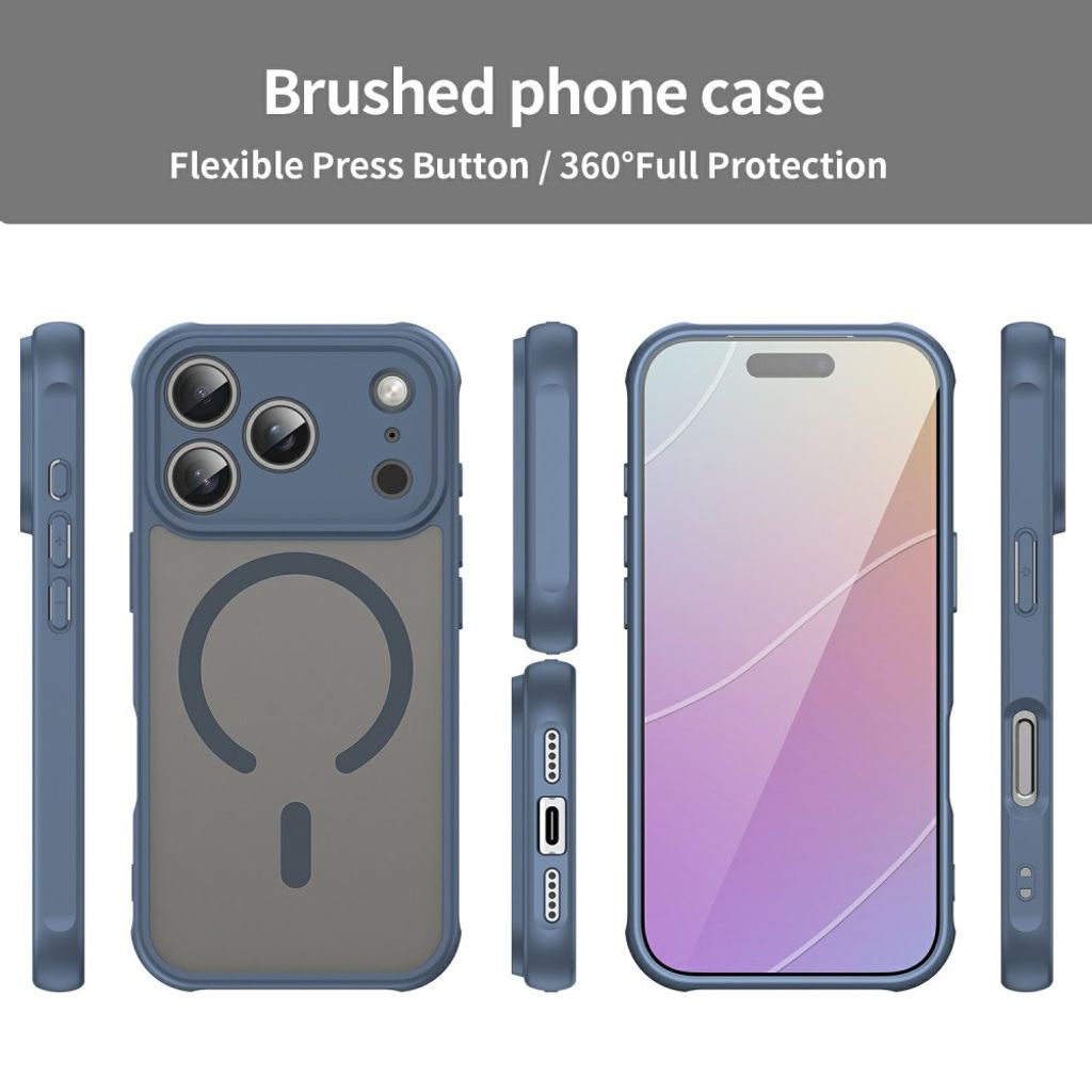 iPhone 18 Pro Max / 17 Pro Max MagSafe Deksel - Blå