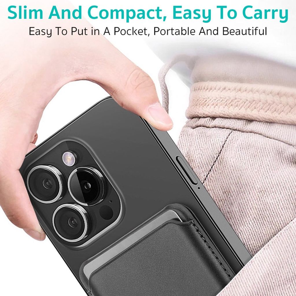 COTECi TR-052 MagSafe Kortholder med Støtteben – Sort