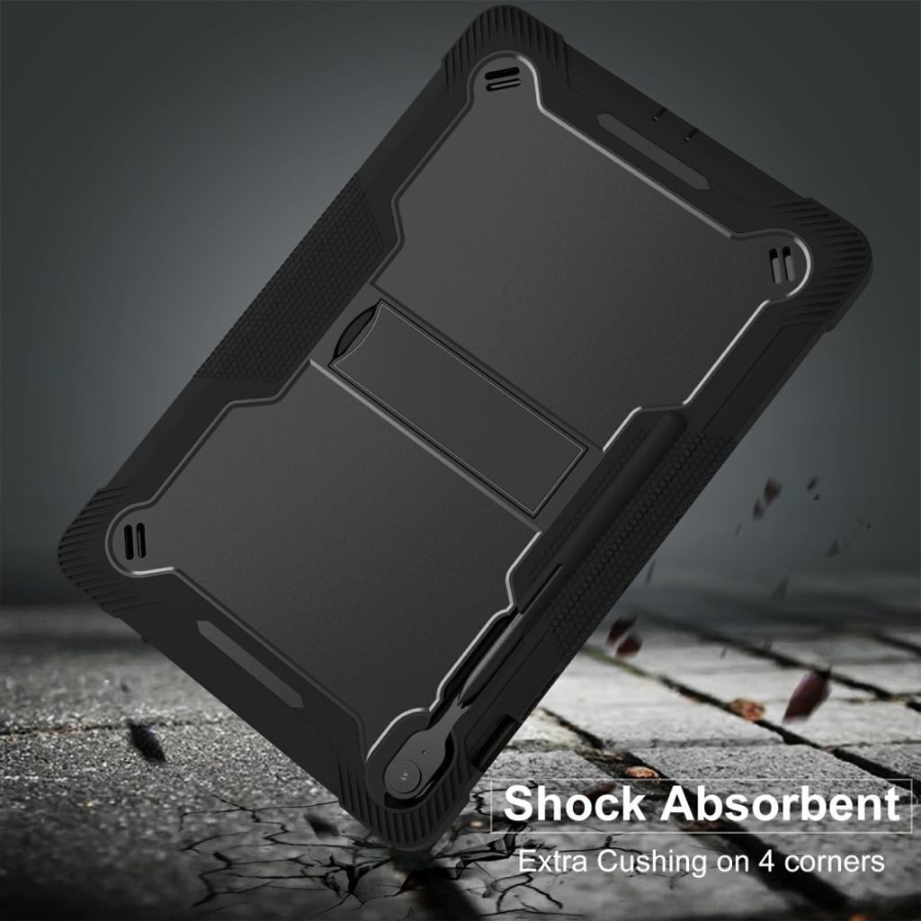 Samsung Galaxy Tab S10 FE Plus Case with Stand - Black