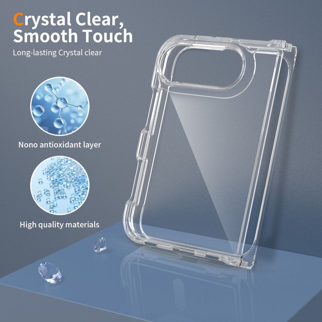 iPhone Duo Cover med akrylbagside - Gennemsigtig