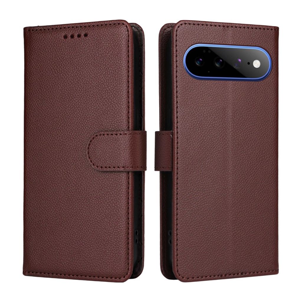 Google Pixel 11 Pro XL RFID-Blokkerende Lommeboketui 3 Kortspor PU-lær - Brun