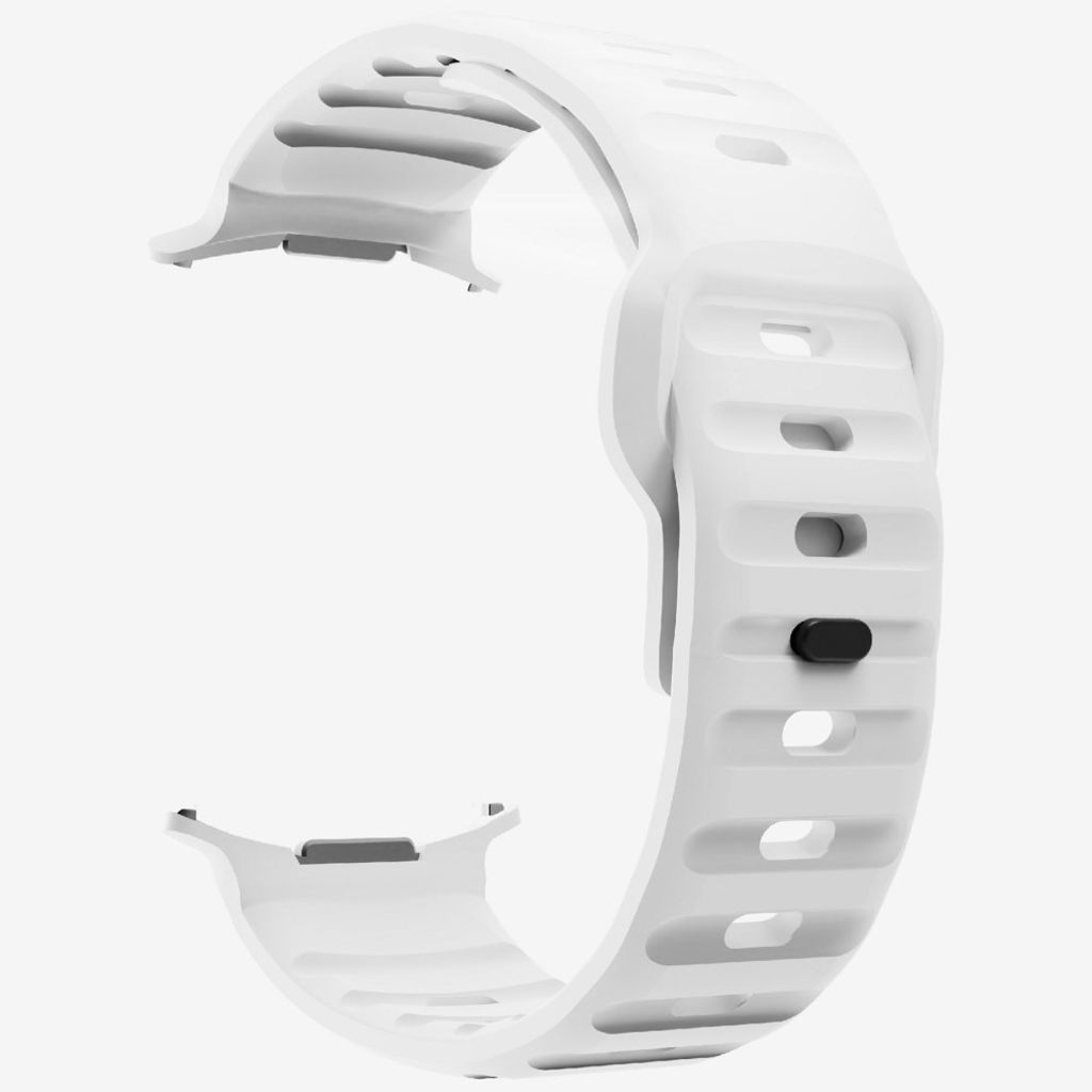 Samsung Galaxy Watch Ultra 47mm Urrem Silikone – Hvid