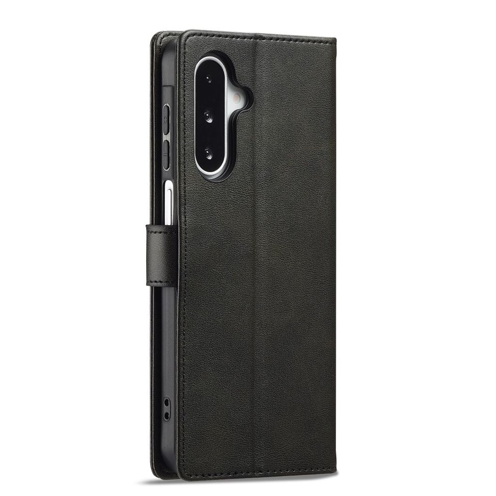 LC.IMEEKE Samsung Galaxy A17 Lommeboketui PU-lær - Svart