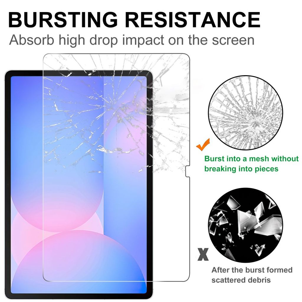Samsung Galaxy Tab S10 FE Plus Screen Protector, 2.5D