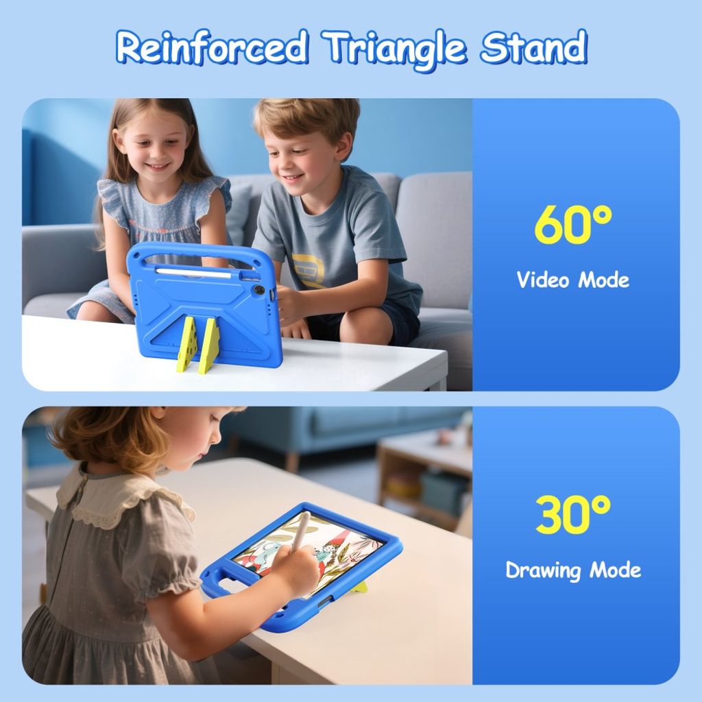 DUX DUCIS Lenovo Tab 10.1/Tab K10 (2nd Gen) Deksel stativ EVA - Blå