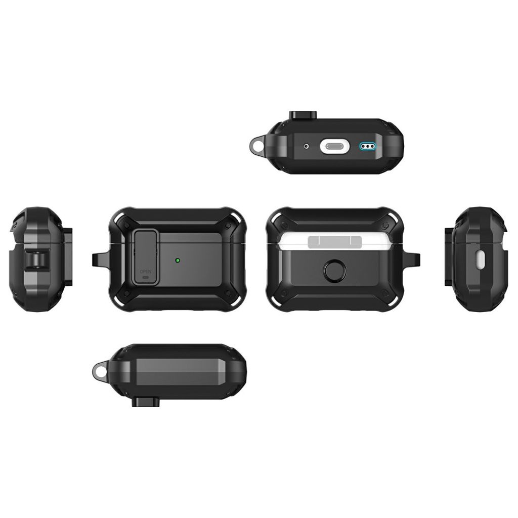 Apple AirPods Pro 3 Cover med Spænde - Grøn