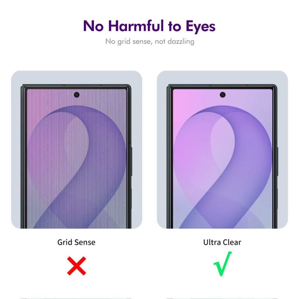 ENKAY HAT PRINCE Samsung Galaxy Z Flip8 Privacy Skärmskydd – Svart