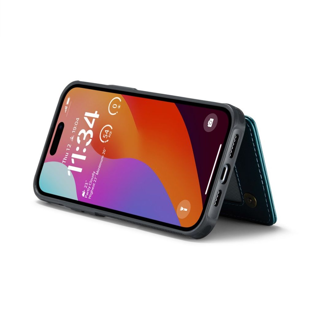 CASEME iPhone 16 Pro Lommebokdeksel Kortholder RFID – Grønn