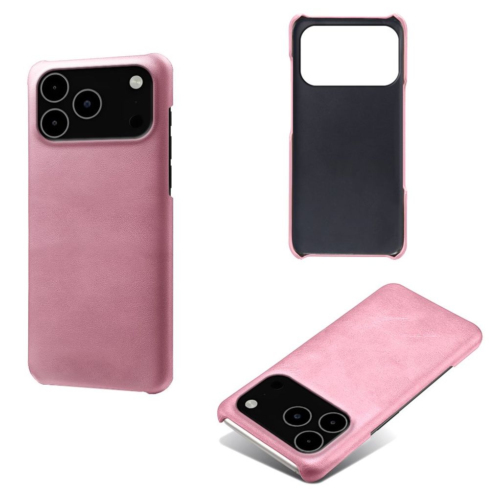 iPhone 18 Pro Max/17 Pro Max Skal i PU-läder - Roséguld