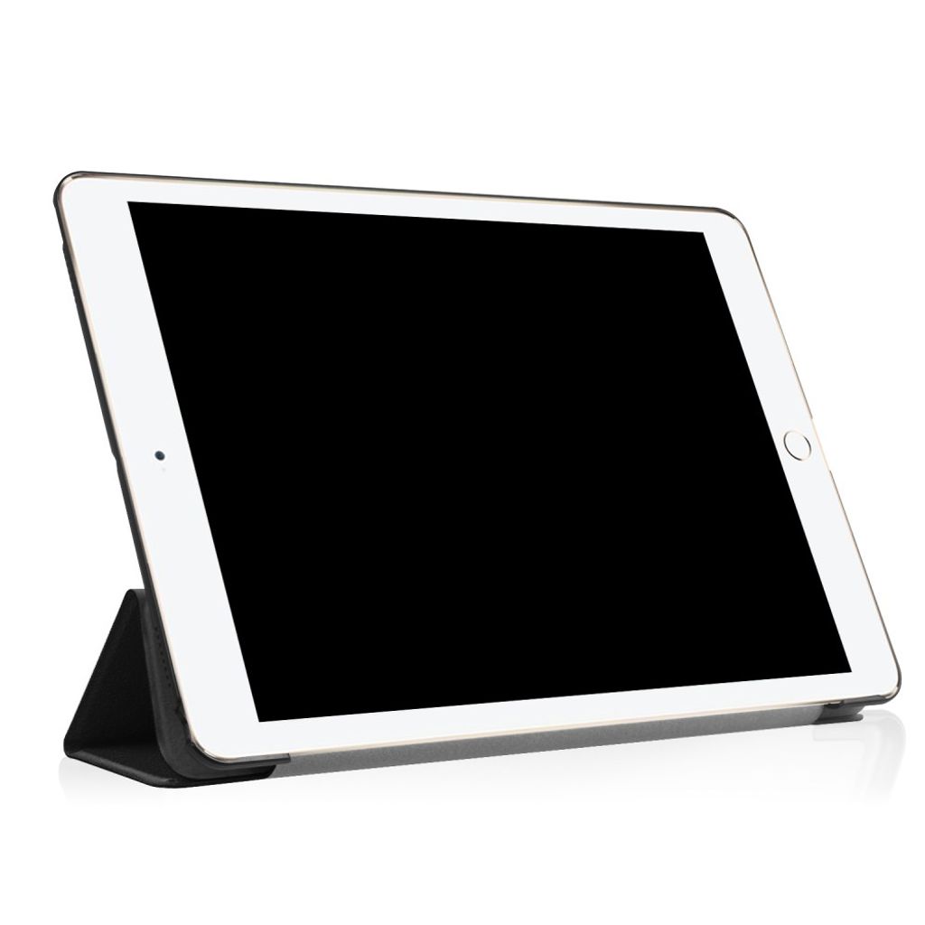 iPad Pro/Air 10.5" Tri-Fold Fodral i PU-läder – Svart
