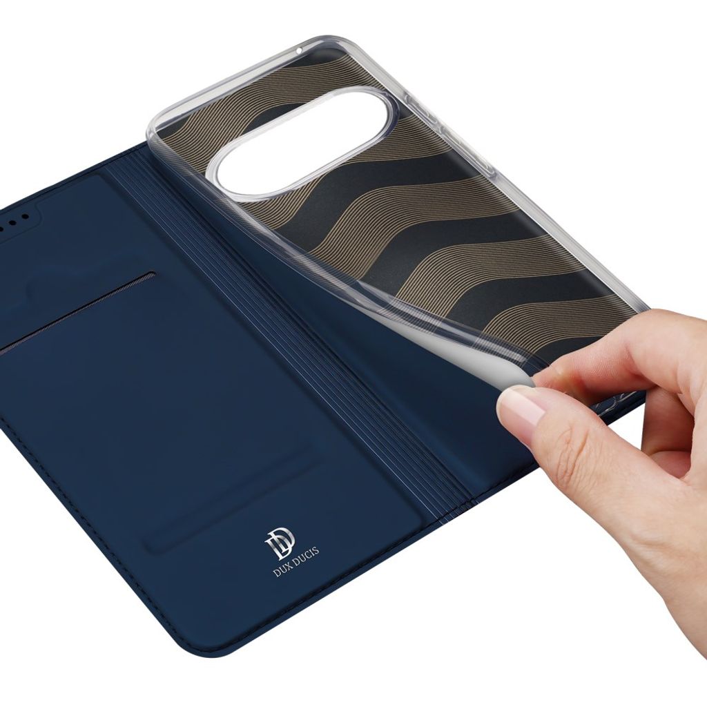 DUX DUCIS Google Pixel 11 Pro Plånboksfodral i PU-läder - Blå