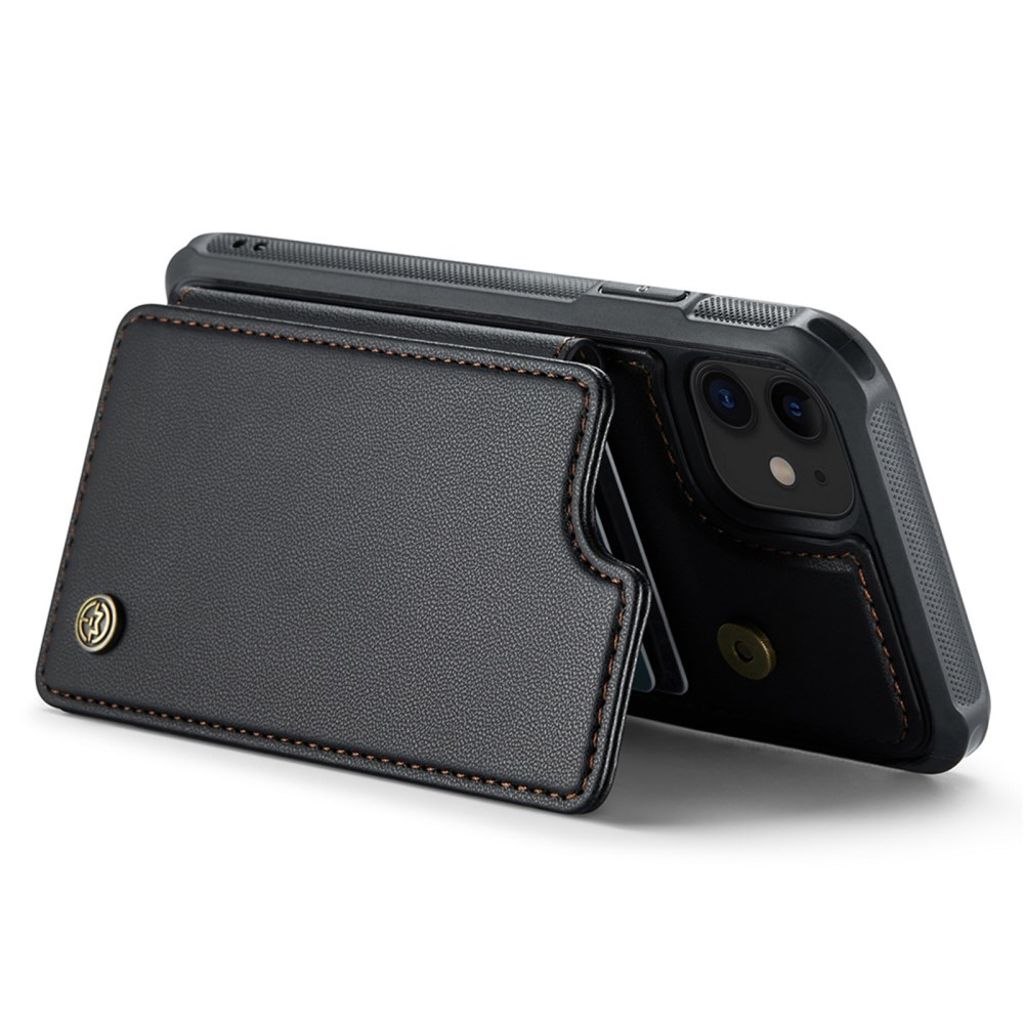 CASEME iPhone 11 Skal med 5 Kortfack - Svart