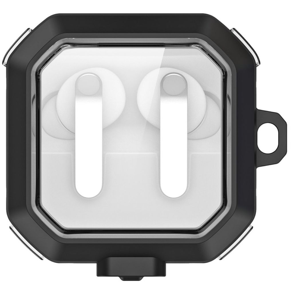 DUX DUCIS Samsung Galaxy Buds4/Buds4 Pro Kuori Metallihaakakiinnike - Musta