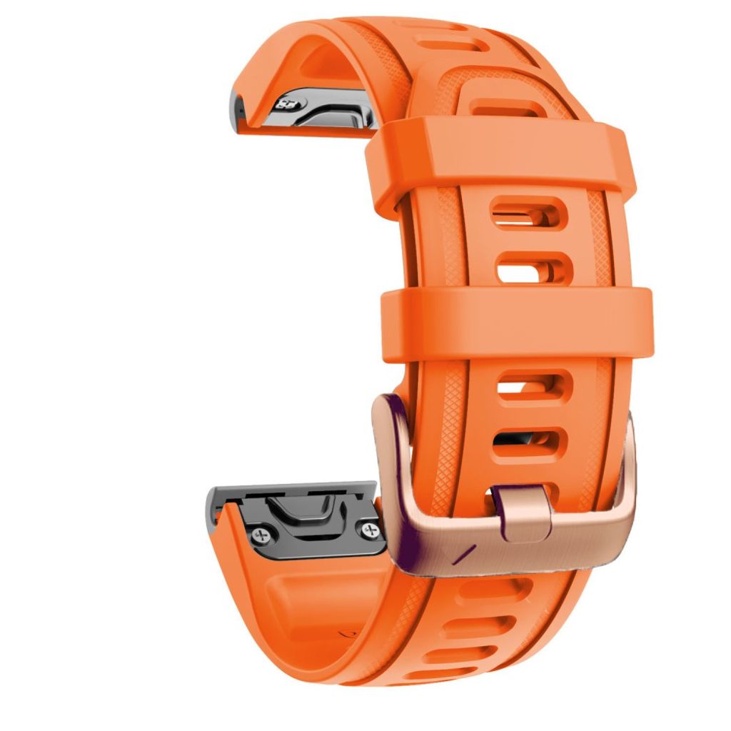 Garmin Fenix ​​​​7S/6S/5S/Instict 2 etc. Silicone Watch Strap - Orange