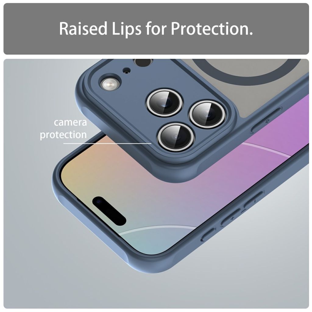 iPhone 18 Pro Max / 17 Pro Max MagSafe Deksel - Blå