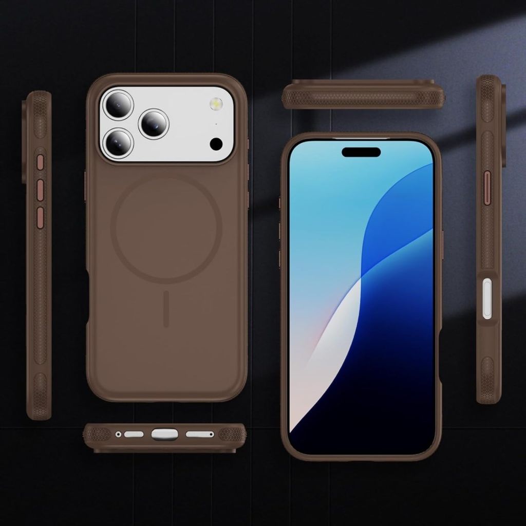 iPhone 18 Pro Max/17 Pro Max MagSafe-kompatibelt Deksel - Brun