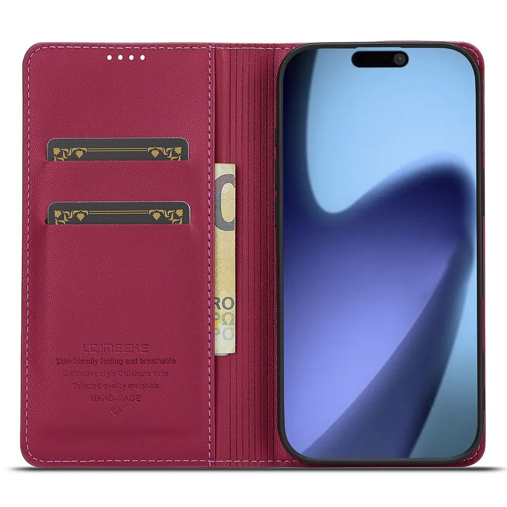 LC.IMEEKE iPhone 17 Air Pung-etui - Rosa