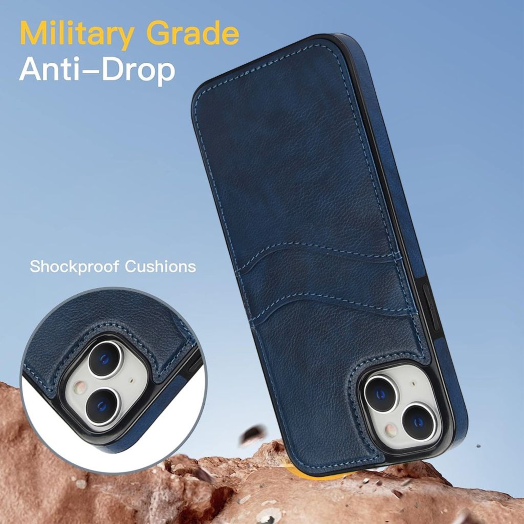 iPhone 13 mini Case Card Holder – Blue