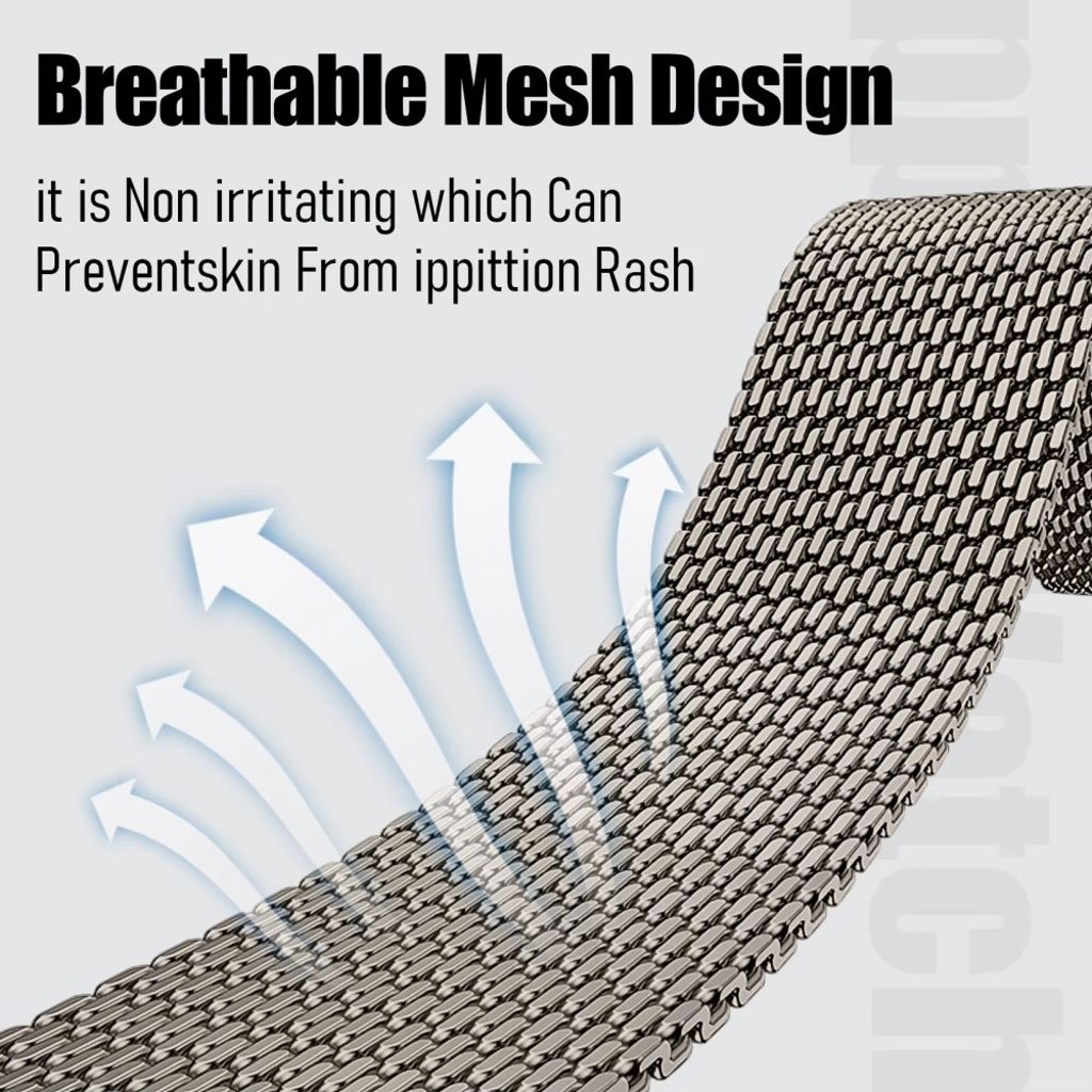 Garmin Forerunner 165/168/D2 Air X10/vivoactive 5 etc. Watch Band - Titanium