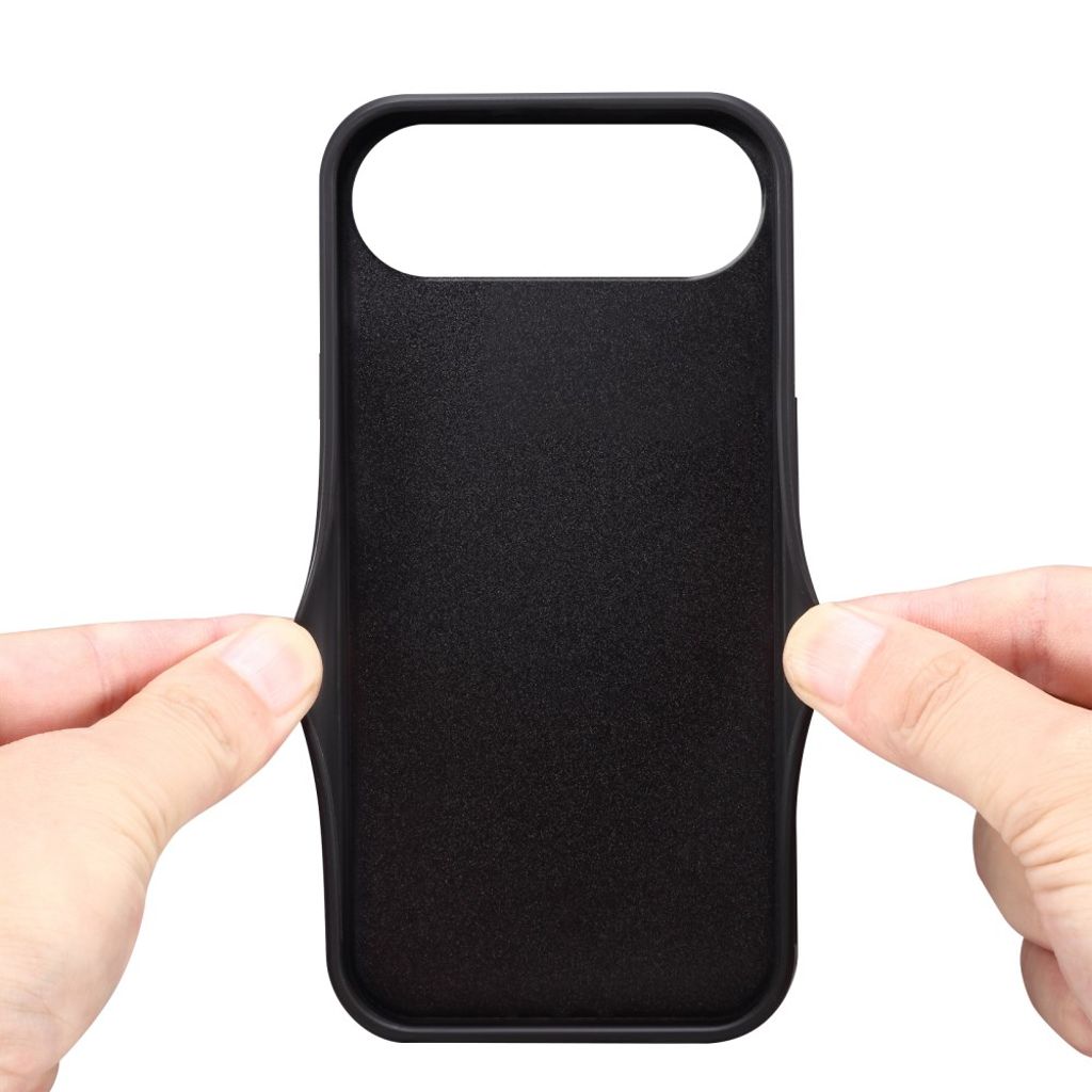 DENIOR iPhone Air Kuori jalustalla - Ruskea