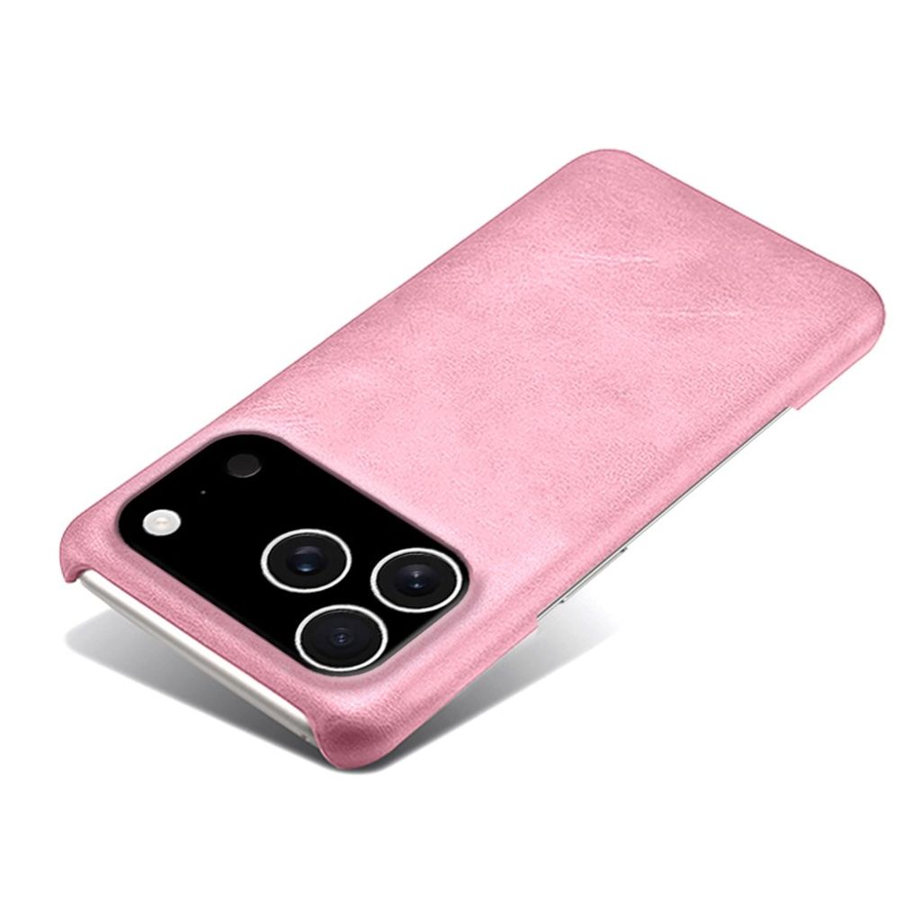 iPhone 18 Pro/17 Pro Deksel i PU-skinn - Rose gull