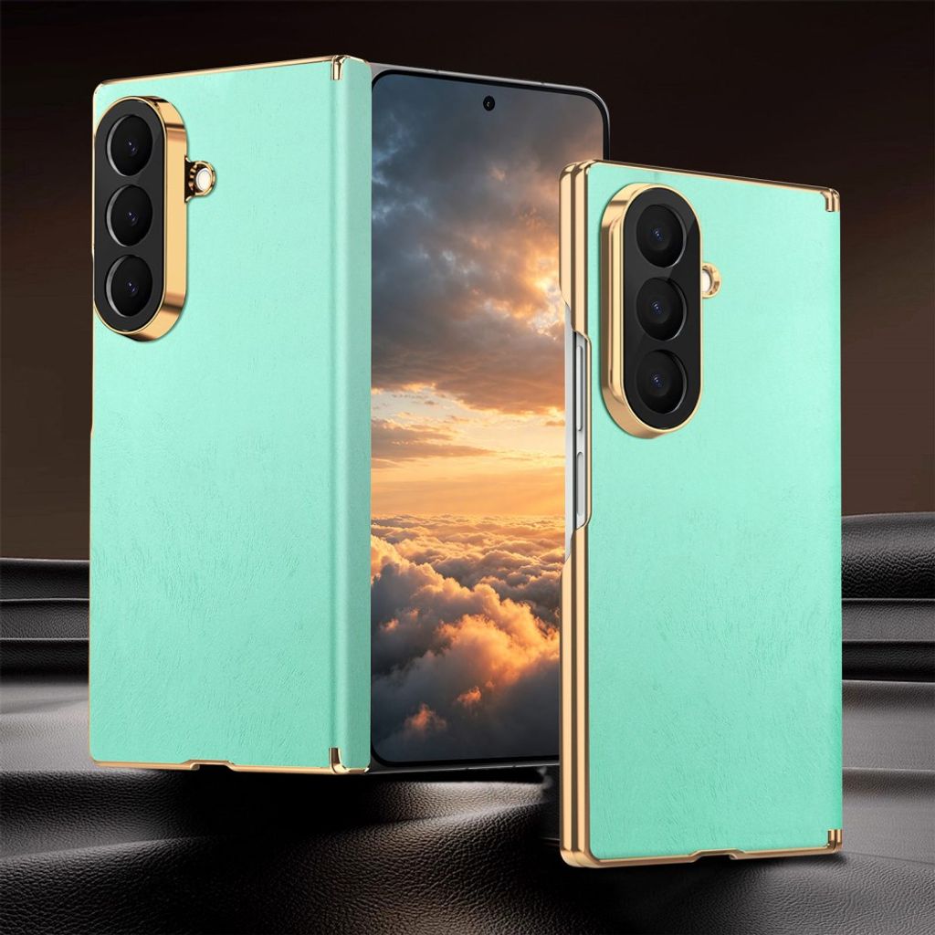 Samsung Galaxy Z Fold8 Ultra MagSafe Kuori PU-nahkaa - Vihreä