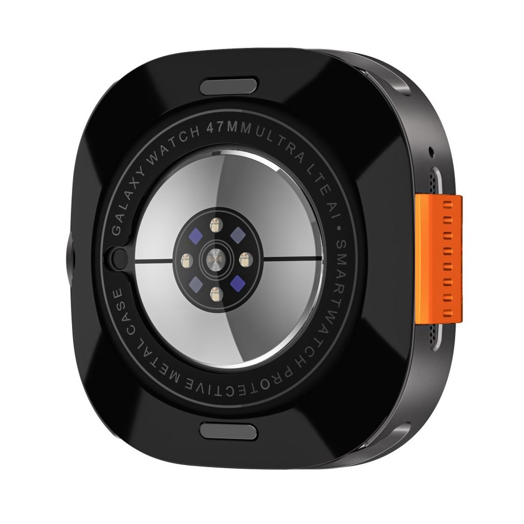 Samsung Galaxy Watch Ultra (2025) 47mm/Ultra 47mm Skal – Svart/Orange