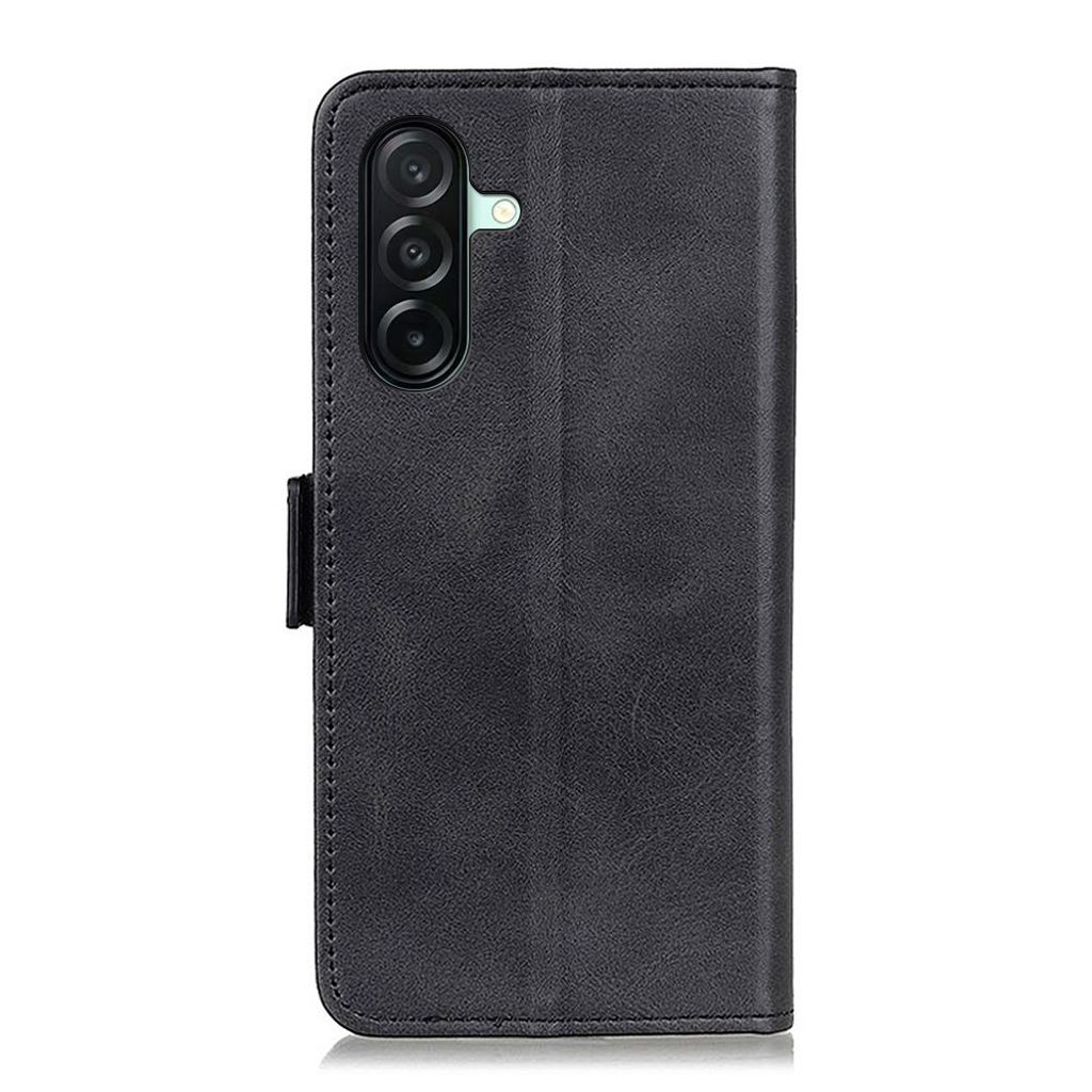Samsung Galaxy A27 5G Lompakkokotelo PU-nahka Jalusta - Musta