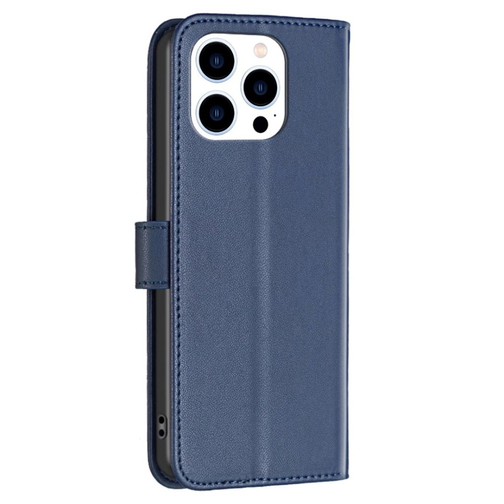 BINFEN COLOR iPhone 14 Pro Max Wallet Cover Stand - Blue