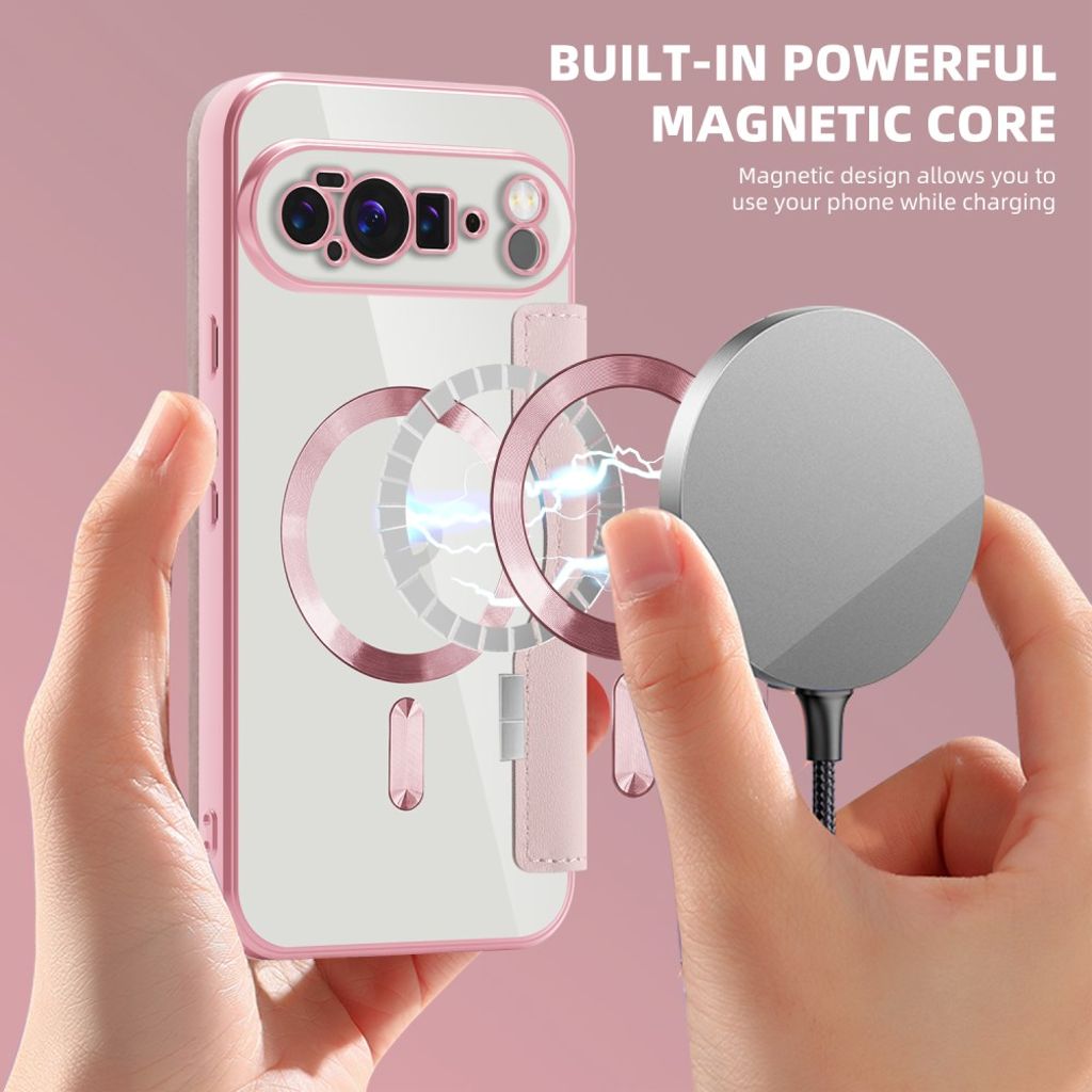 Google Pixel 10 Pro XL Kotelo MagSafe - Vaaleanpunainen