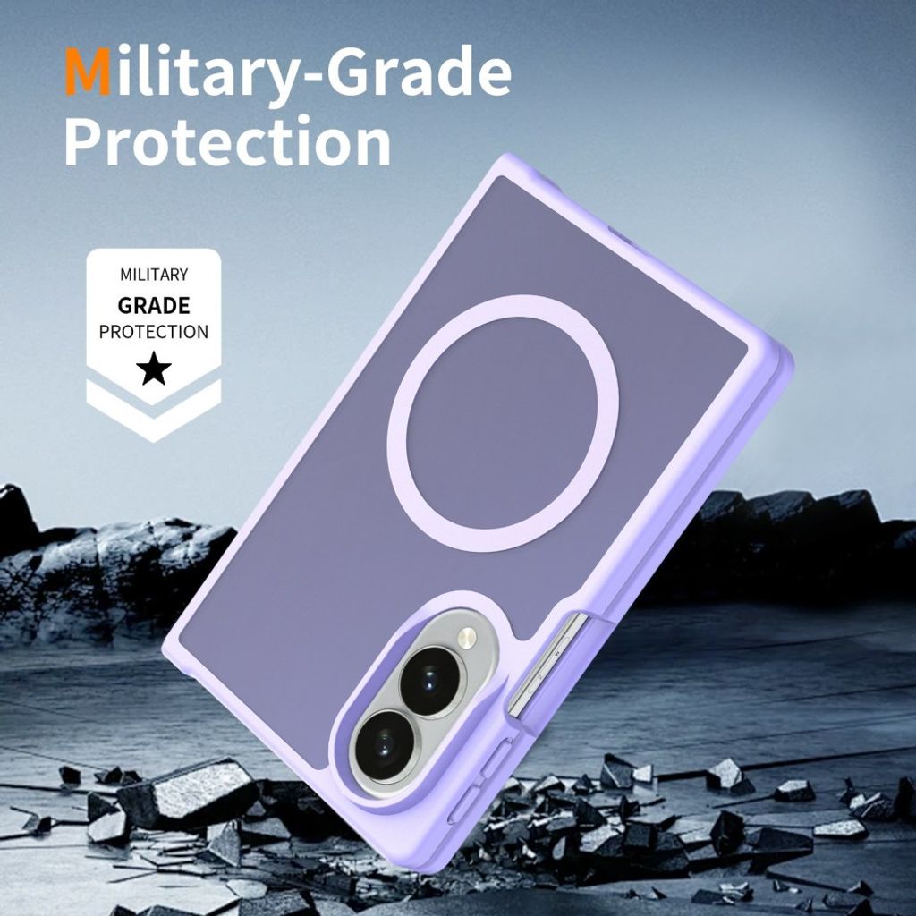 Samsung Galaxy Z Fold8 MagSafe cover med akrylbagside - Lilla