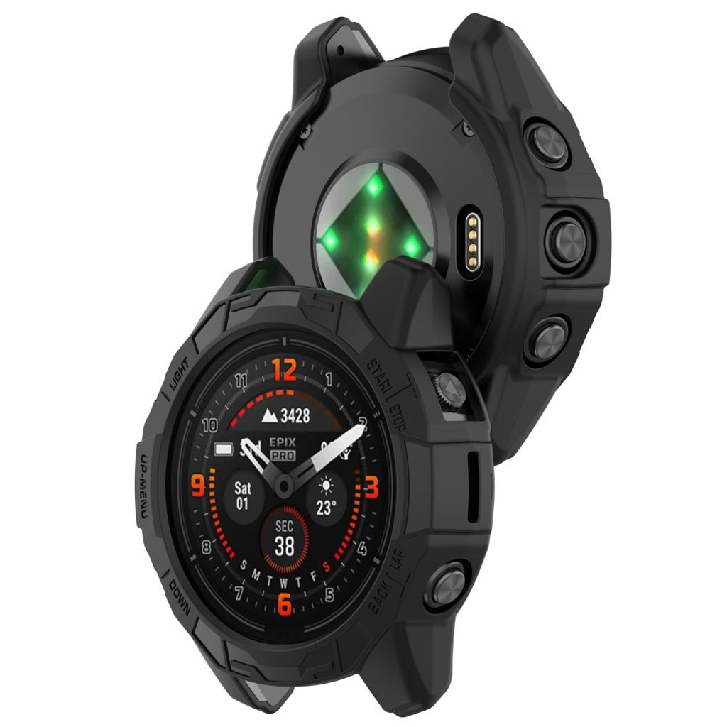 Garmin Epix Pro/Fenix 7X TPU Deksel – Svart