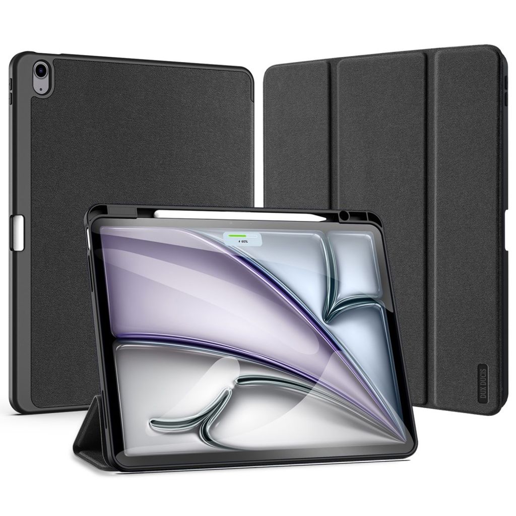 Dux Ducis iPad Air 13" 2026/2025/2027 Flip cover med holder til styluspen - Sort