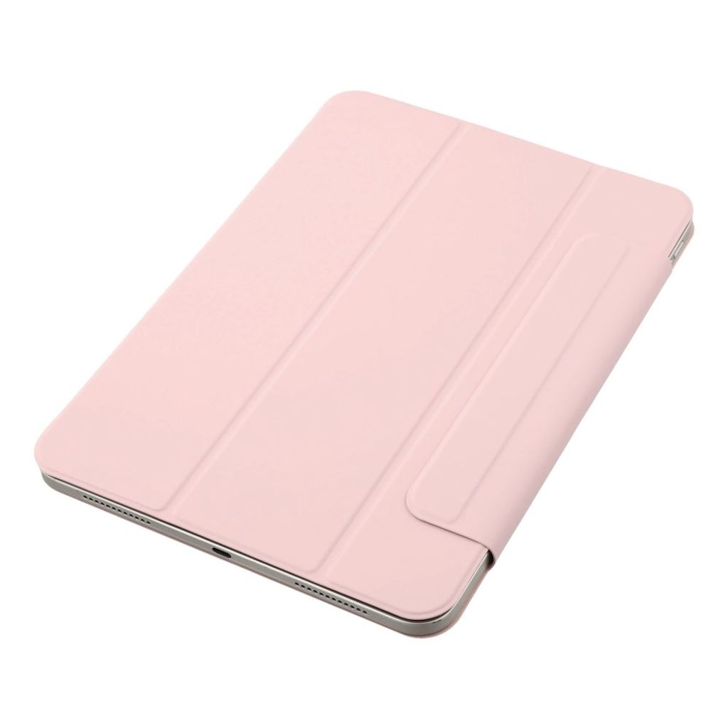 iPad A16 11" 2025/10.9" 2024 Tri-fold flip cover i kunstlæder - Lyserød